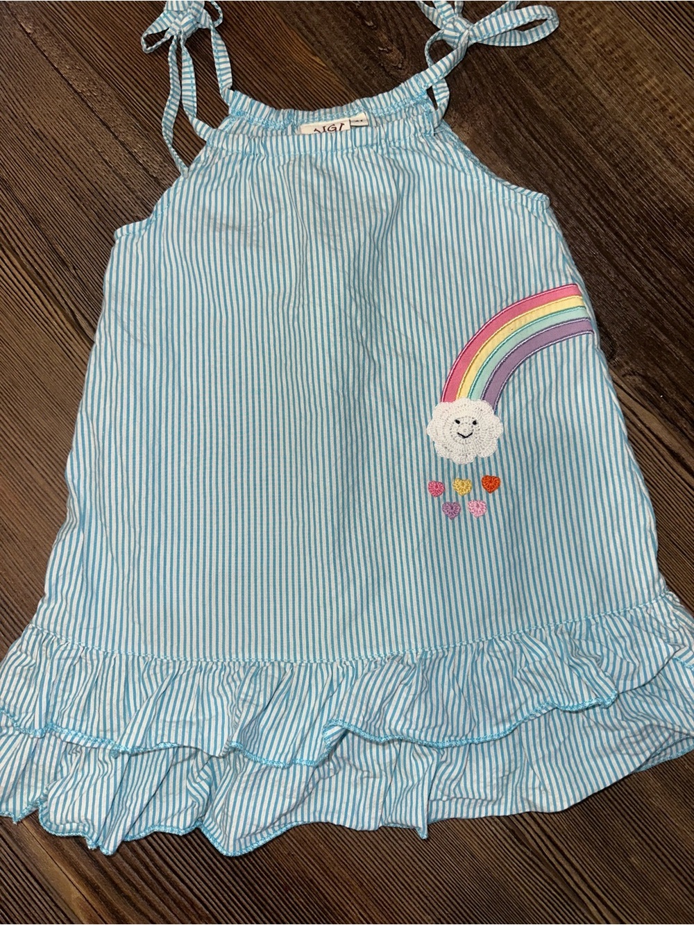 Luigi Kids Rainbow dress